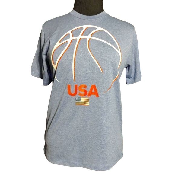 šTekāGearāheatheredāBasketballāT-shirtāSizeāLarge - Picture 1 of 4
